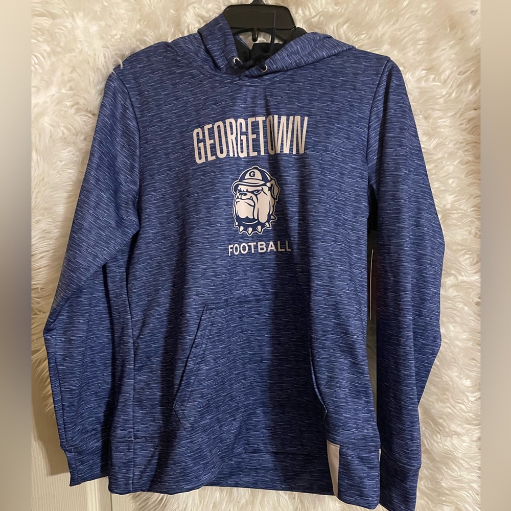 Georgetown Hoyas NWT ProSphere Football Name Drop Men’s Pullover Hoodie. Medium.